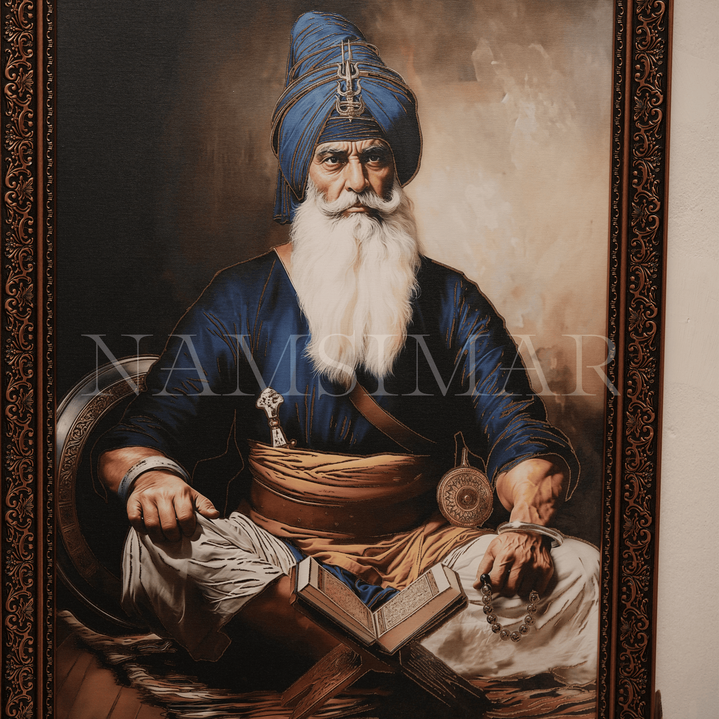 BABA DEEP SINGH JI  [ gold embose ]