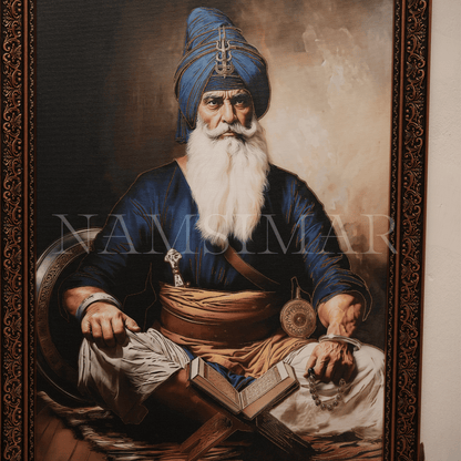 BABA DEEP SINGH JI  [ gold embose ]