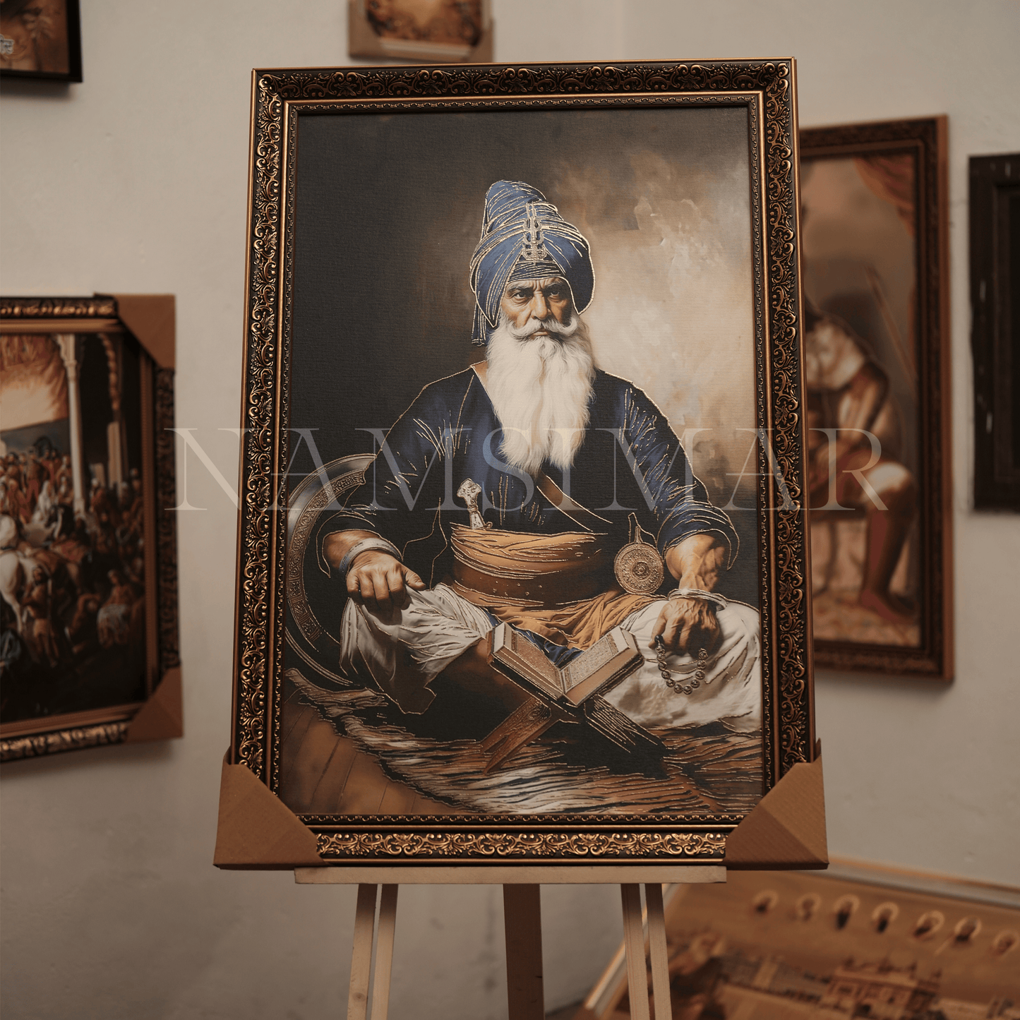 BABA DEEP SINGH JI  [ gold embose ]