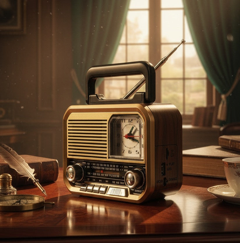 NAMSIMAR Antique Speaker ( 4 Free Gifts )